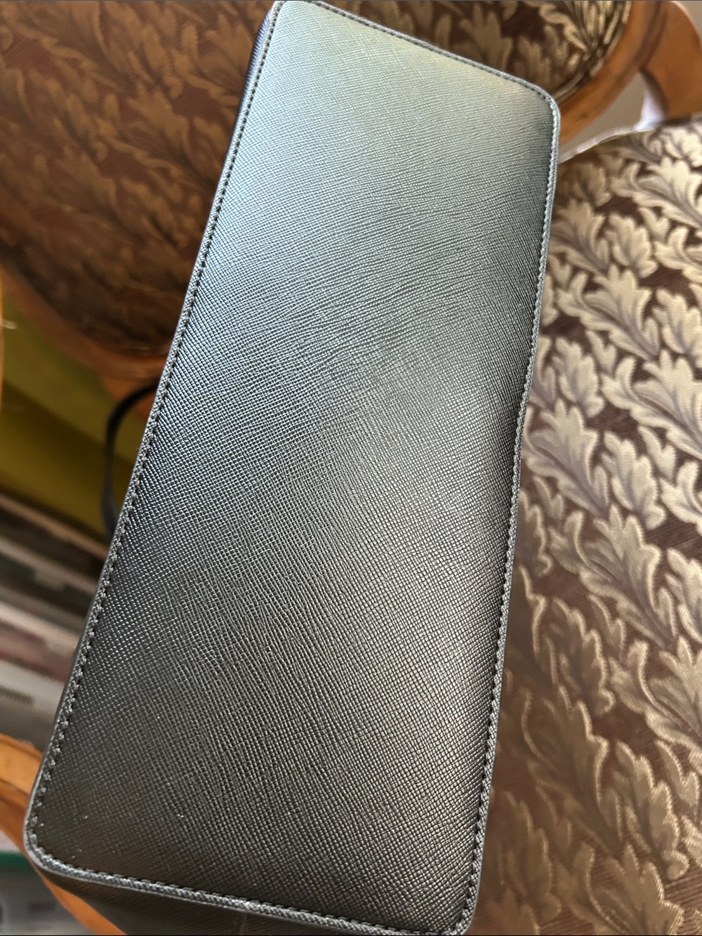 kate spade Black Leather Tote with Front Pocket - Picture 9 of 9